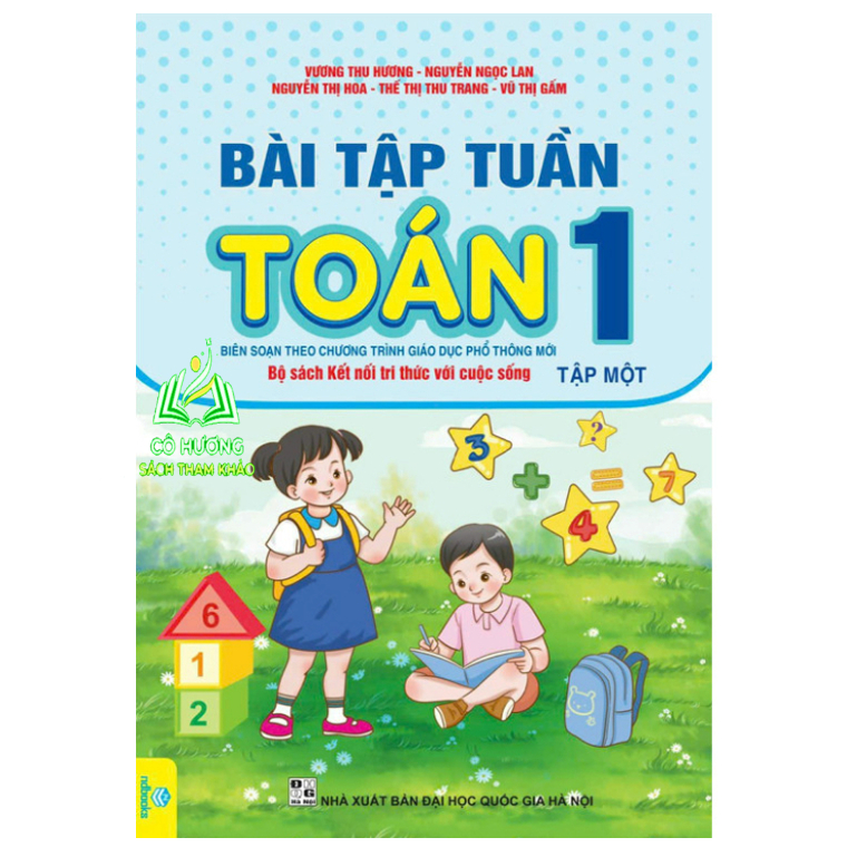 Sách - Combo Bài Tập Tuần Toán,Tiếng Việt lớp 1