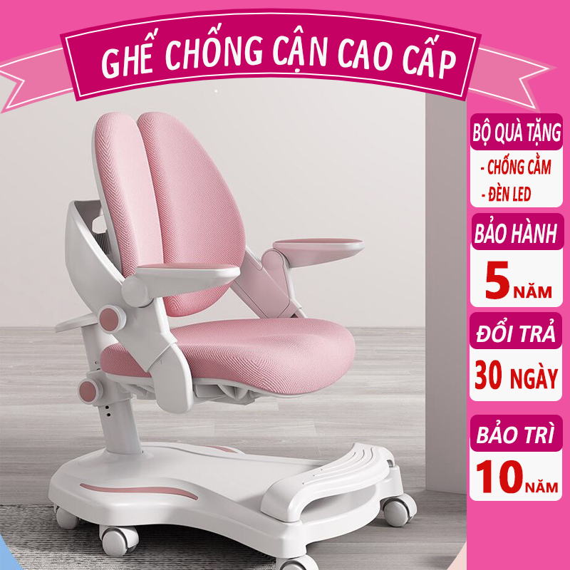 [ Tặng bọc ghế ] Ghế ngồi học chống gù G01 giúp con có tư thế ngồi lành mạnh ngăn ngừa cong vẹo cột sống