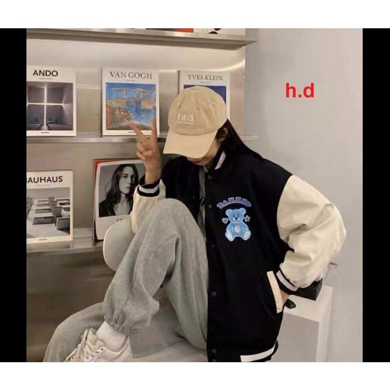 Áo bomber gấu xanh Takkep HD6