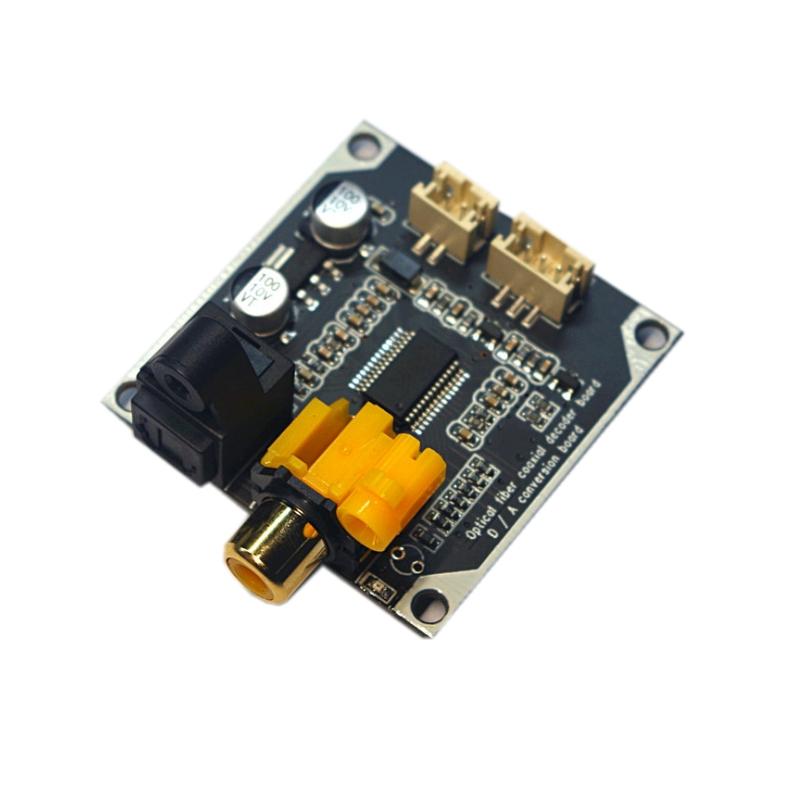 Bộ giải mã âm thanh kỹ thuật số DAC 24bit 192kHz sợi quang tín hiệu kỹ thuật số đầu vào đầu ra âm thanh nổi đầu ra