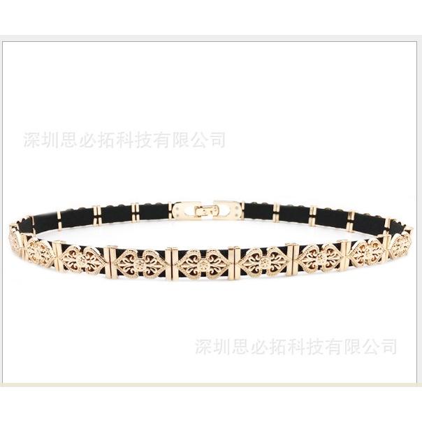 Thắt lưng bản nhỏ kết họa tiết