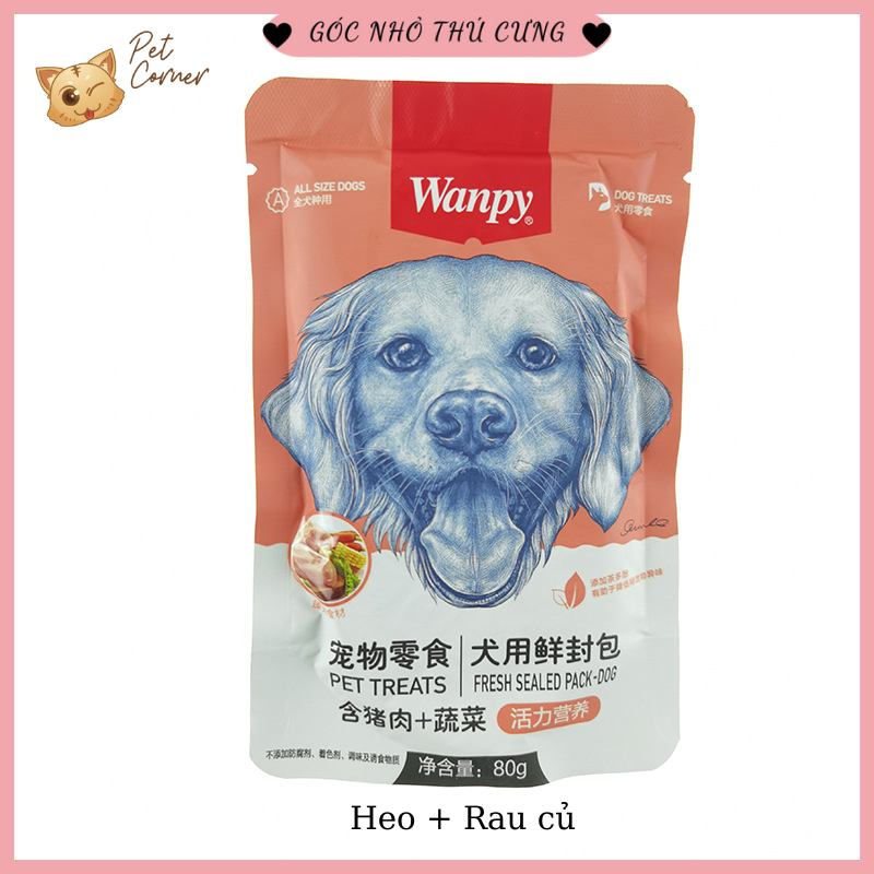 Pate Wanpy 80gr cho chó