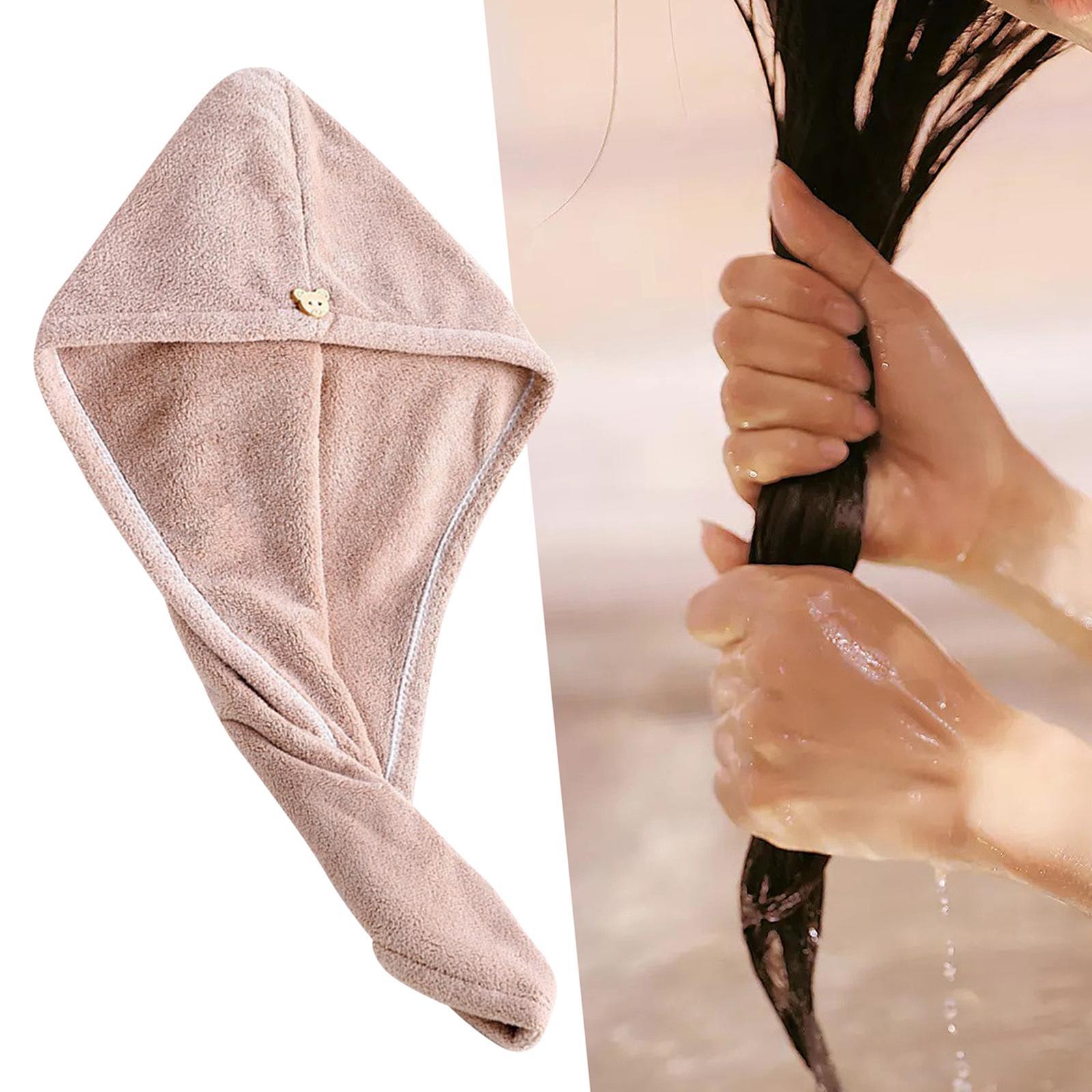 Hair Drying Towel Hair Drying Wrap Absorption Bath Hair Cap for Bath Beach