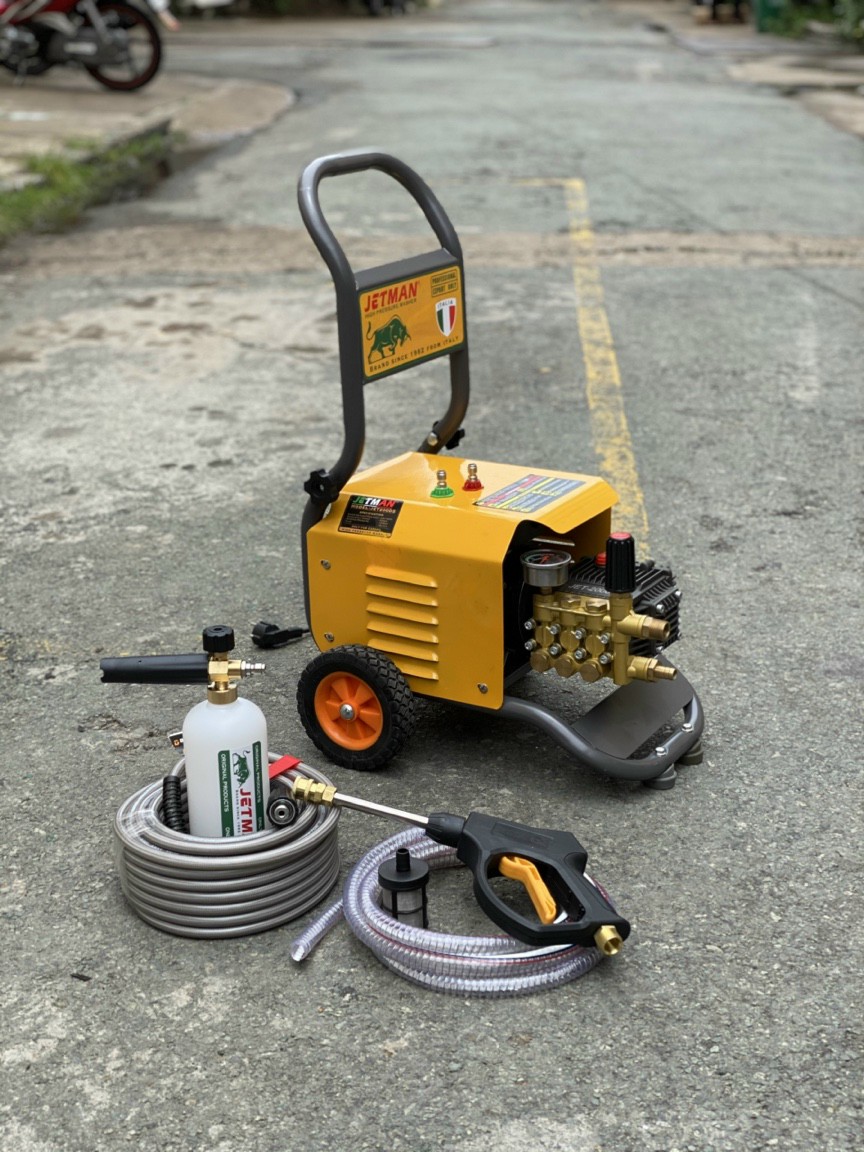 Máy rửa xe chỉnh áp cao cấp 2000W Jetman JET2000S New