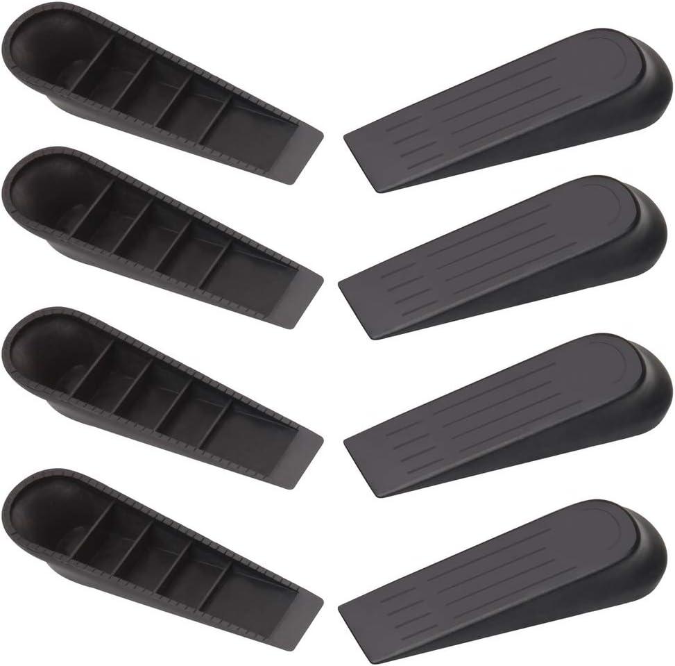 8 PCS Bộ giá đỡ sàn Cửa sàn, Cửa không có sàn nhựa có giá đỡ chiều cao có thể điều chỉnh để giảm tiếng ồn Ngăn chặn Đóng cửa bảo vệ tường