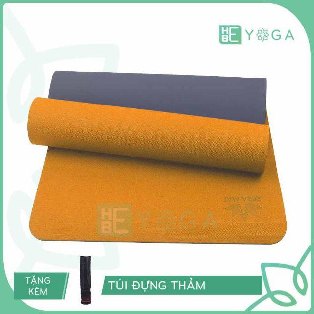 Thảm yoga TPE 2 lớp dày 8ly. Thảm yoga. HCM