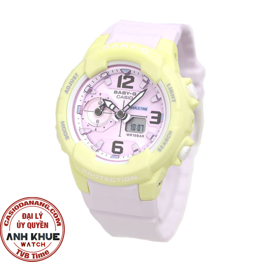 Đồng hồ nữ dây nhựa Casio Baby-G chính hãng BGA-230PC-9BDR (42mm)