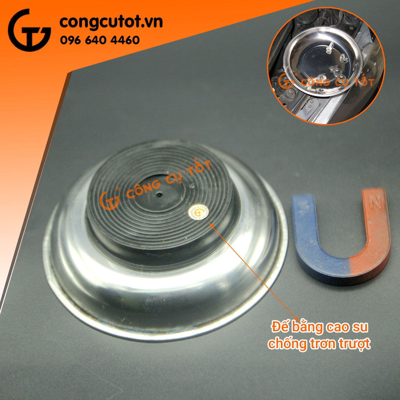 Đĩa dụng cụ từ tính 4 inch