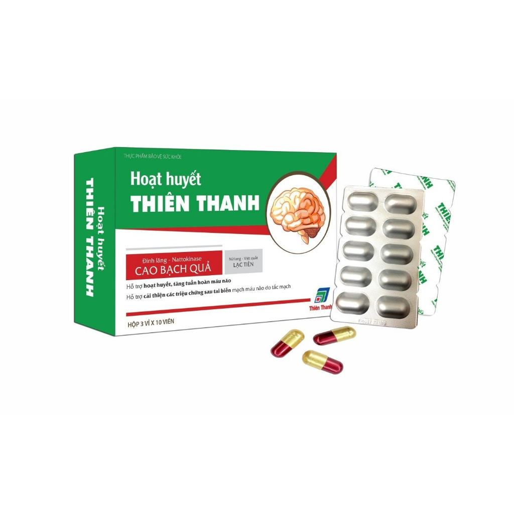 Hoạt Huyết Thiên Thanh Hỗ Trợ Hoạt Huyết, Hỗ Trợ Tăng Tuần Hoàn Máu Não