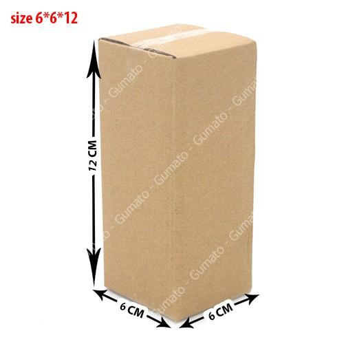 Hộp giấy P2 size 6x6x12 cm, thùng carton gói hàng Everest