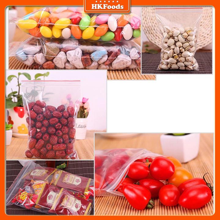 1KG Túi zip viền đỏ  đủ size 00-12