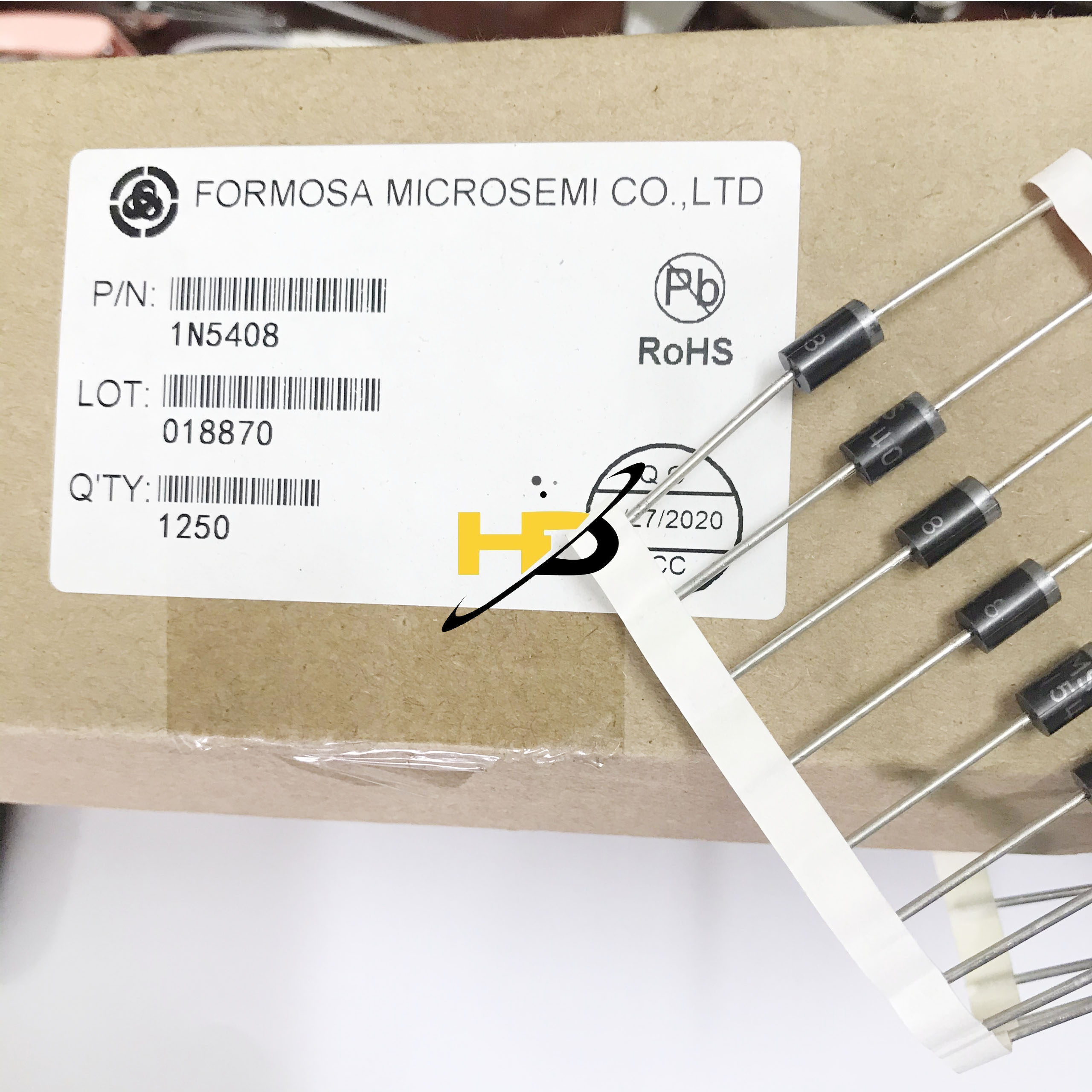 Dây 10 Con Diode Chỉnh Lưu 1N5408 3A 1000V Mới