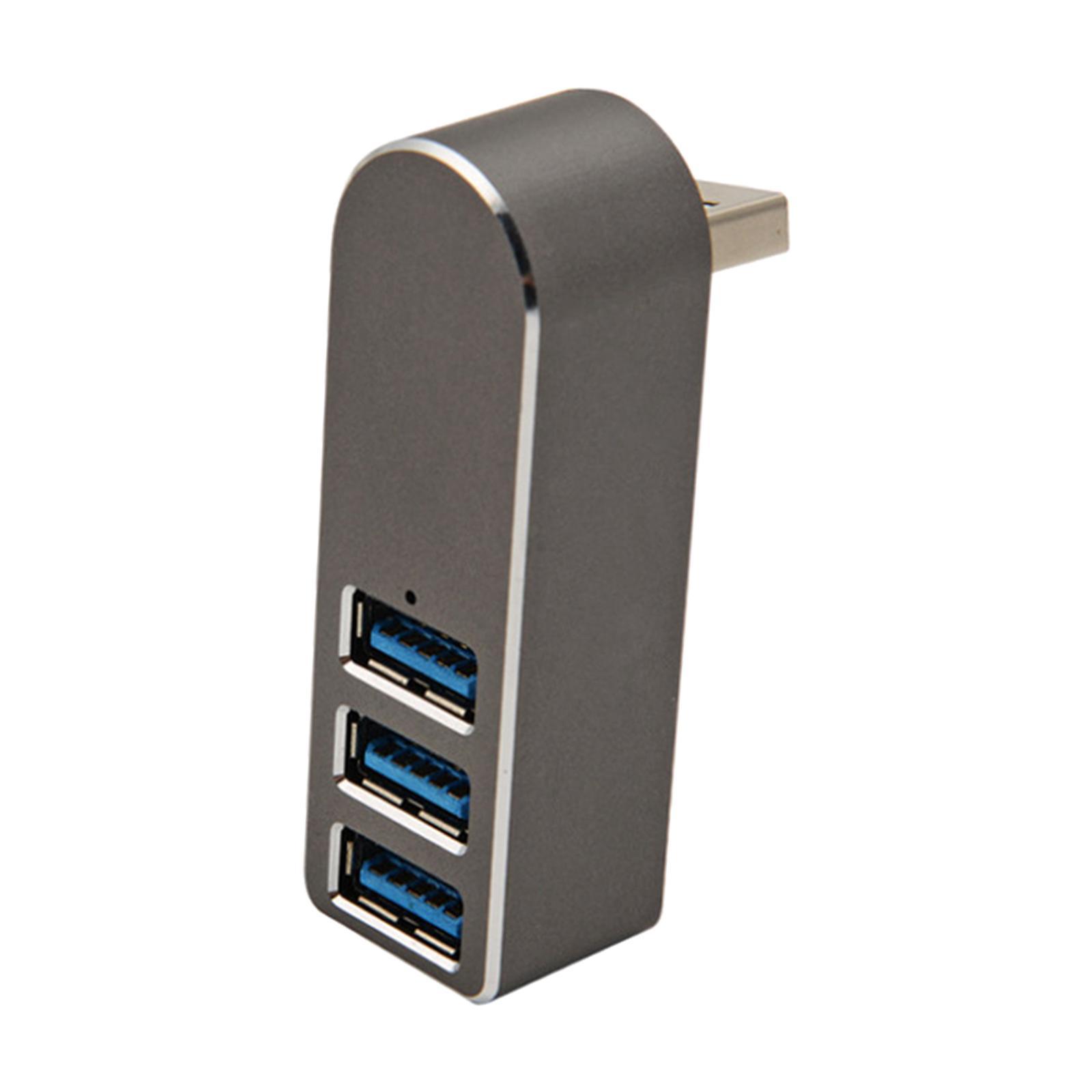 3 Port USB 3.0 Hub 270 Degree Rotatable USB Docking Station for Phones Keyboard Digital Camera