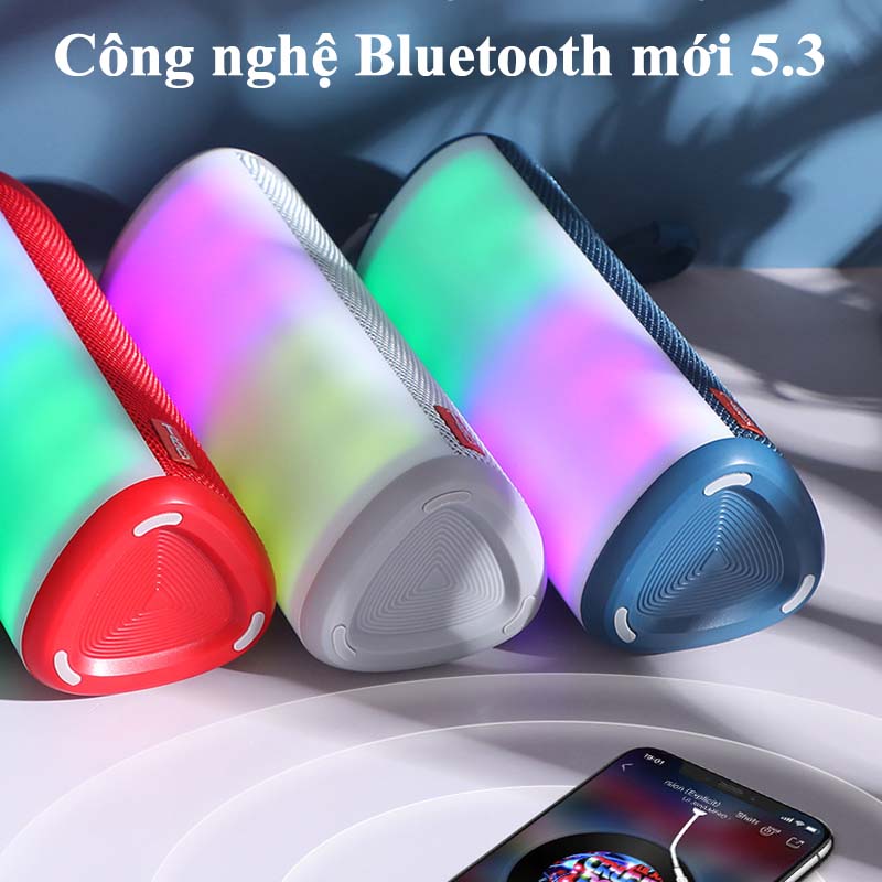 Loa Bluetooth Mini Không Dây Bass Mạnh T-G 357 Cầm Tay Có Đèn Led RGB Treble Rời Nghe Nhạc Công Suất Lớn Hát Karaoke Vi Tính Tương Thích Với Điện Thoại MáyTính Quay Tiktok Triệu View