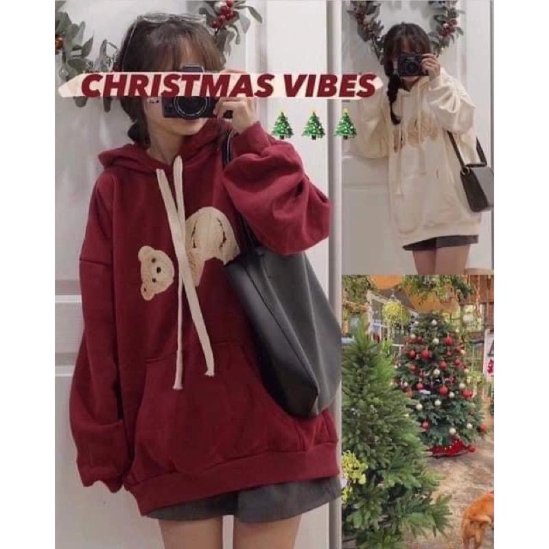 Áo hoodie nỉ cotton gấu rơi đầu TTA