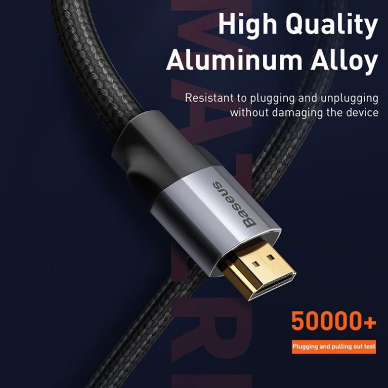 Cáp HDMI Baseus Enjoyment Series 4K LV724 - hàng chính hãng.