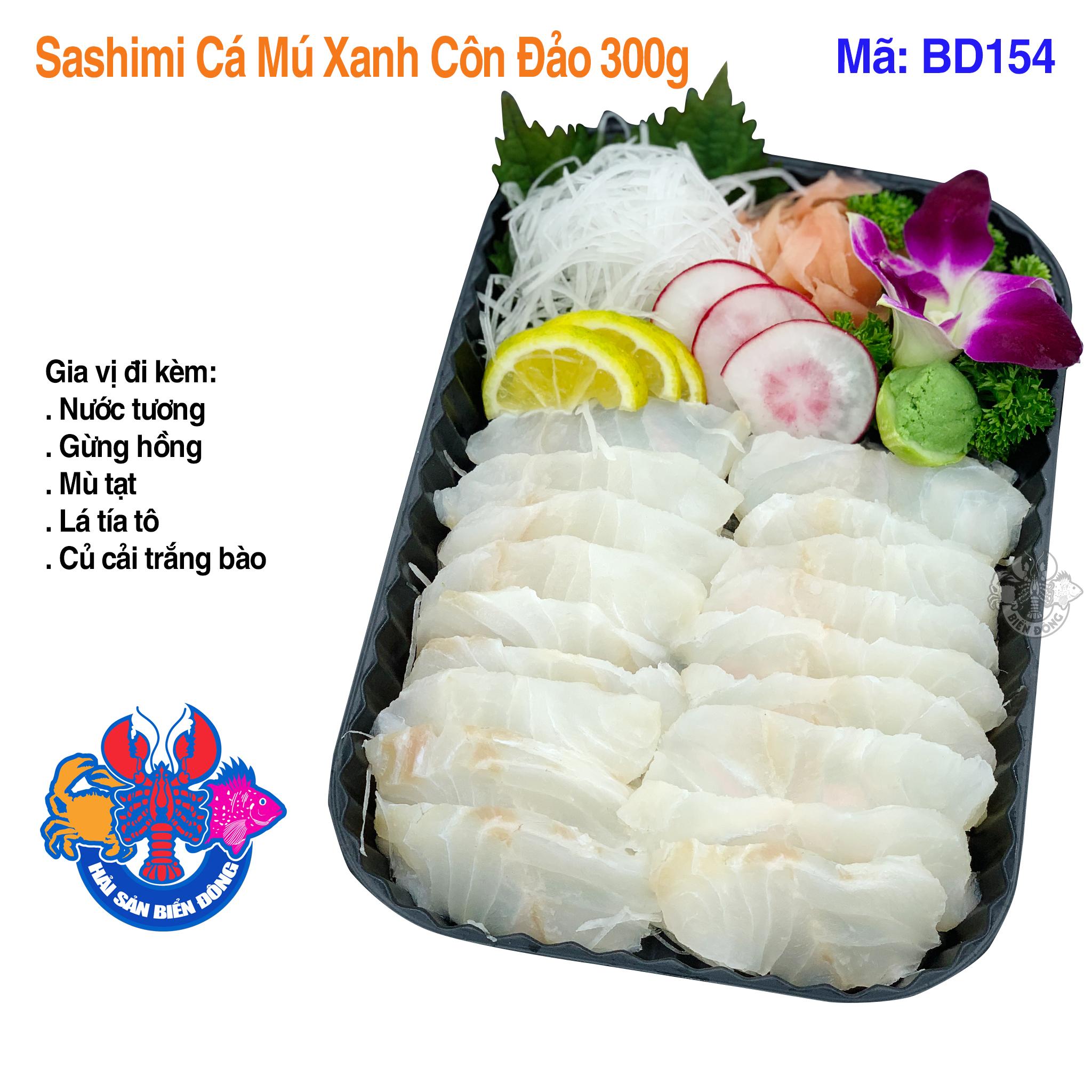 Mã 154_Sashimi Cá mú xanh Côn Đảo 300g
