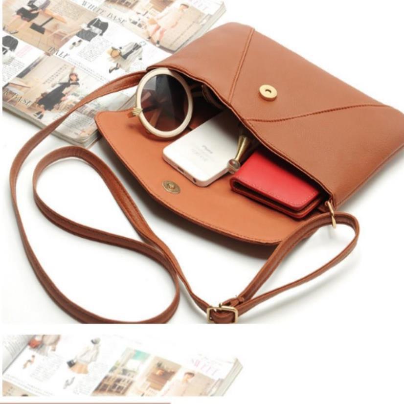 Túi Nữ Đeo Chéo Thời Trang Hàn Quốc 208063 - nâu