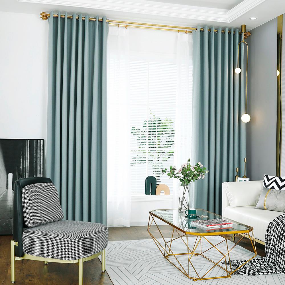 Rèm cửa cách nhiệt Grommet cho phòng ngủ, phòng khách Bộ 2 tấm