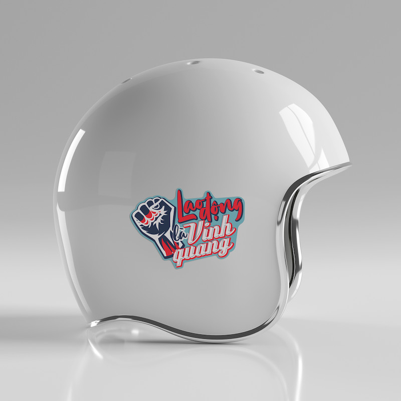 Lao động là vinh quang - Single Sticker hình dán lẻ