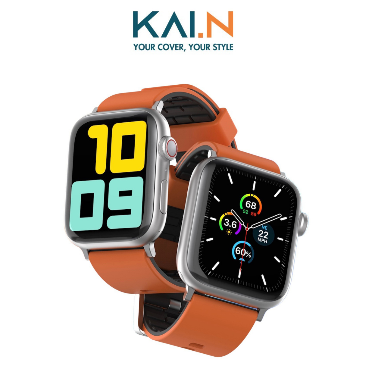 Hình ảnh Dây Đồng Hồ Dành Cho Apple Watch KAi.N Sport Buckle Color Band- Hàng Chính Hãng