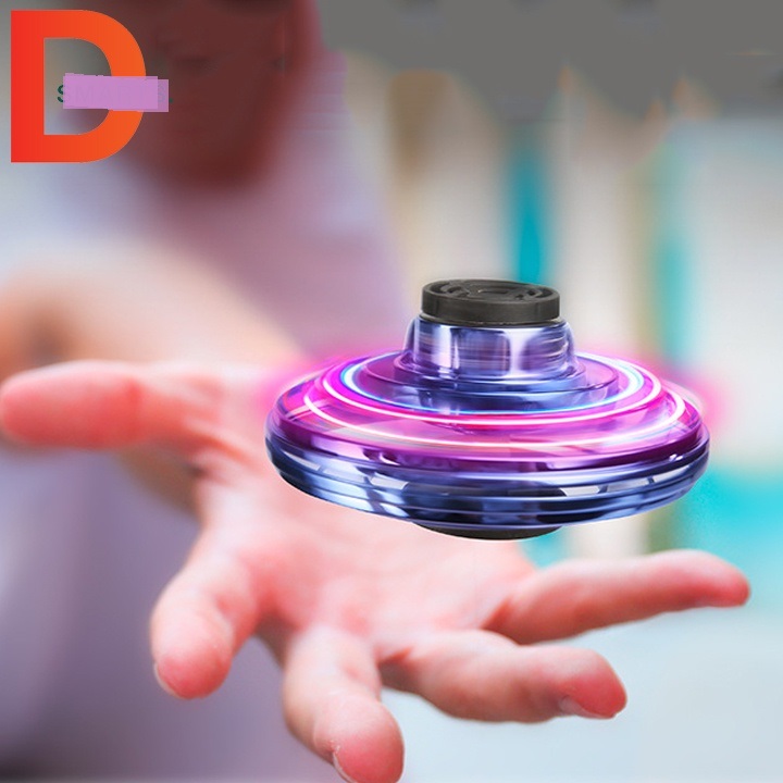 Đĩa Bay Ufo Pin Sạc Led 7 Màu Cảm Ứng Đa Chiều Tự Động Bay Về Quay Cực Mạnh