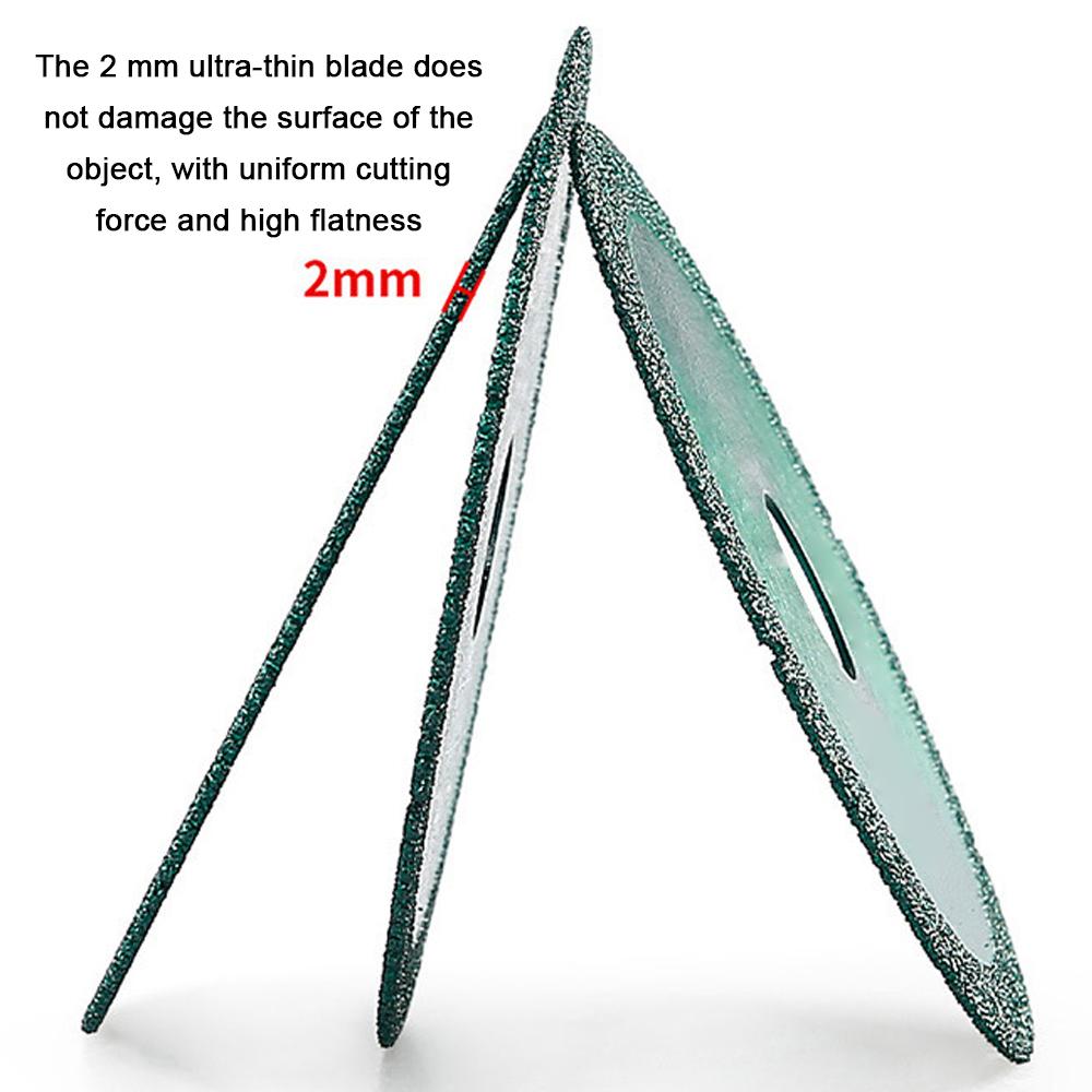 Multifunctional Cutting Blade Diamond High Manganese Steel Matrix Composite Sawblade 100mm Diameter Ceramic Tile Glass Cutting Disc for Angle Grinder Stone-Cutter