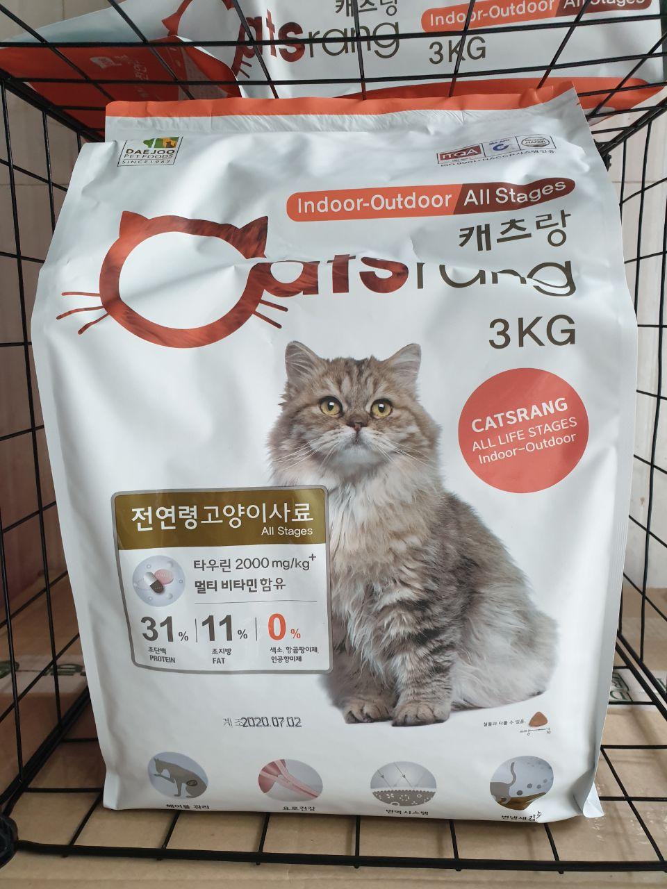 THỨC ĂN CHO MÈO MỌI LỨA TUỔI CATSRANG 3KG