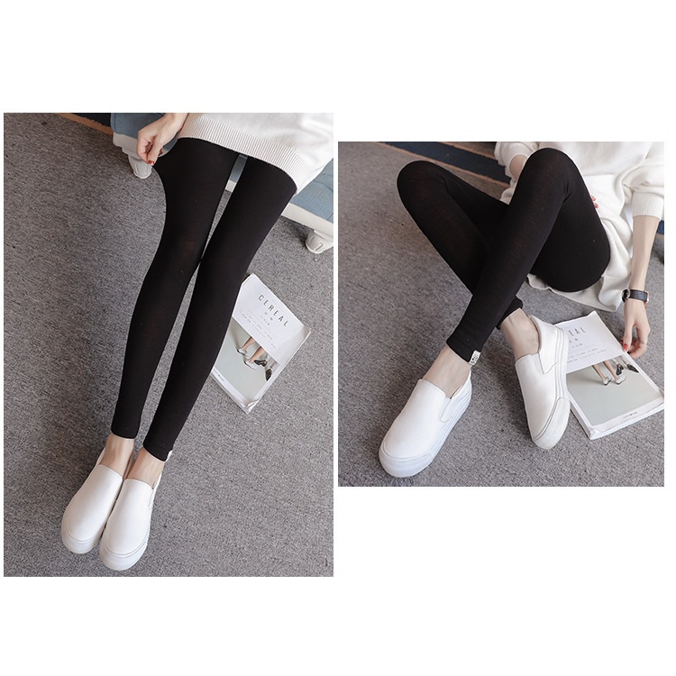 Quần bầu Legging Mèo chất liệu cotton pha thun co giãn tối đa vô cùng mềm mại và êm ái