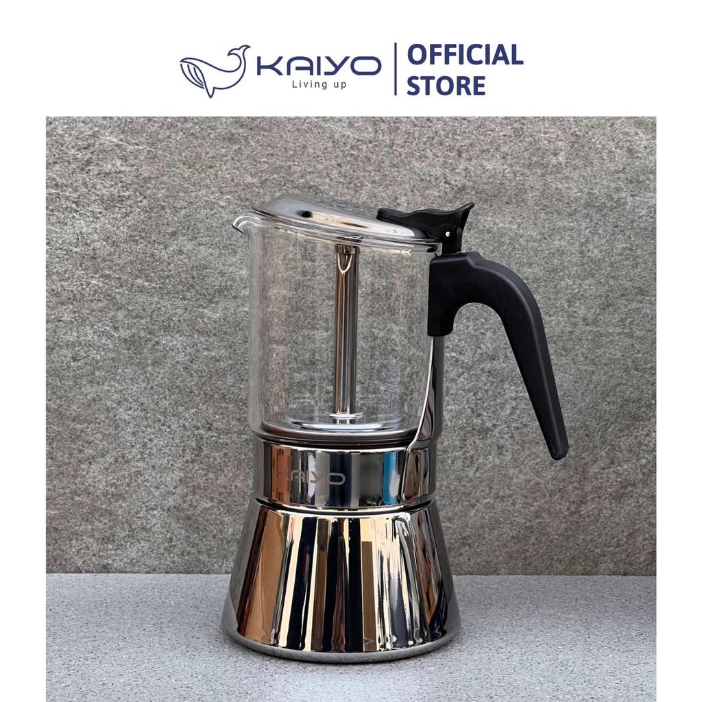 Ấm pha cà phê KAIYO Moka Pot, dung tích 240ml - 3 cups