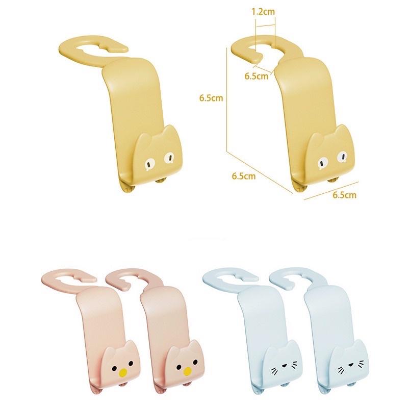Móc Treo Đồ Sau Ghế Ô Tô Hình Ngộ Nghĩnh, Đáng Yêu/ Móc Treo Đồ Gia Dụng Trong Nhà Chịu Lực Cực Tốt