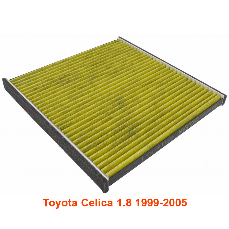 Lọc gió điều hòa cho xe Toyota Celica 1.8 1999, 2000, 2001, 2002, 2003, 2004, 2005 87139-08033 mã AC102-12