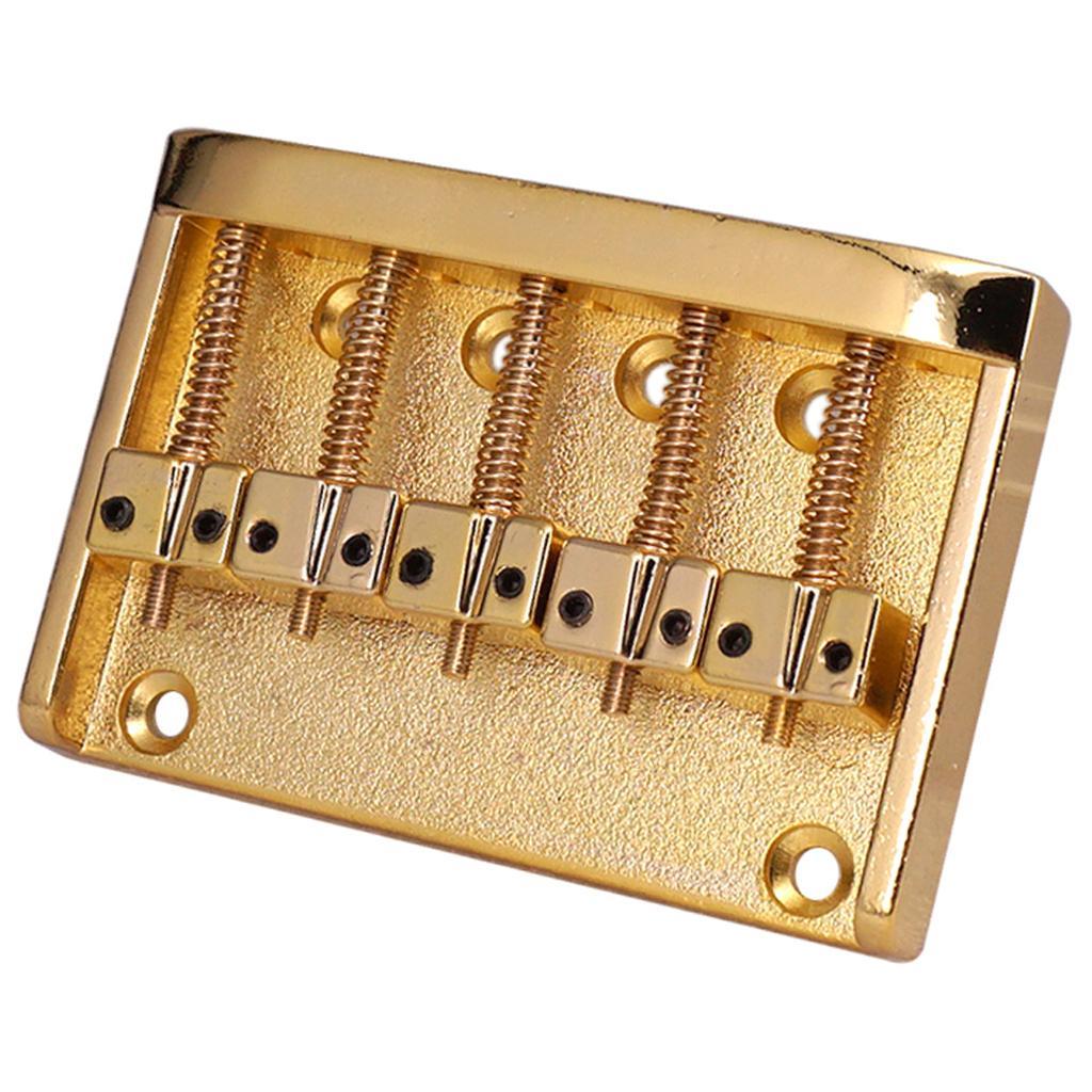 Bass Bridge Golden for Electric Bass Replacement Parts Accessories