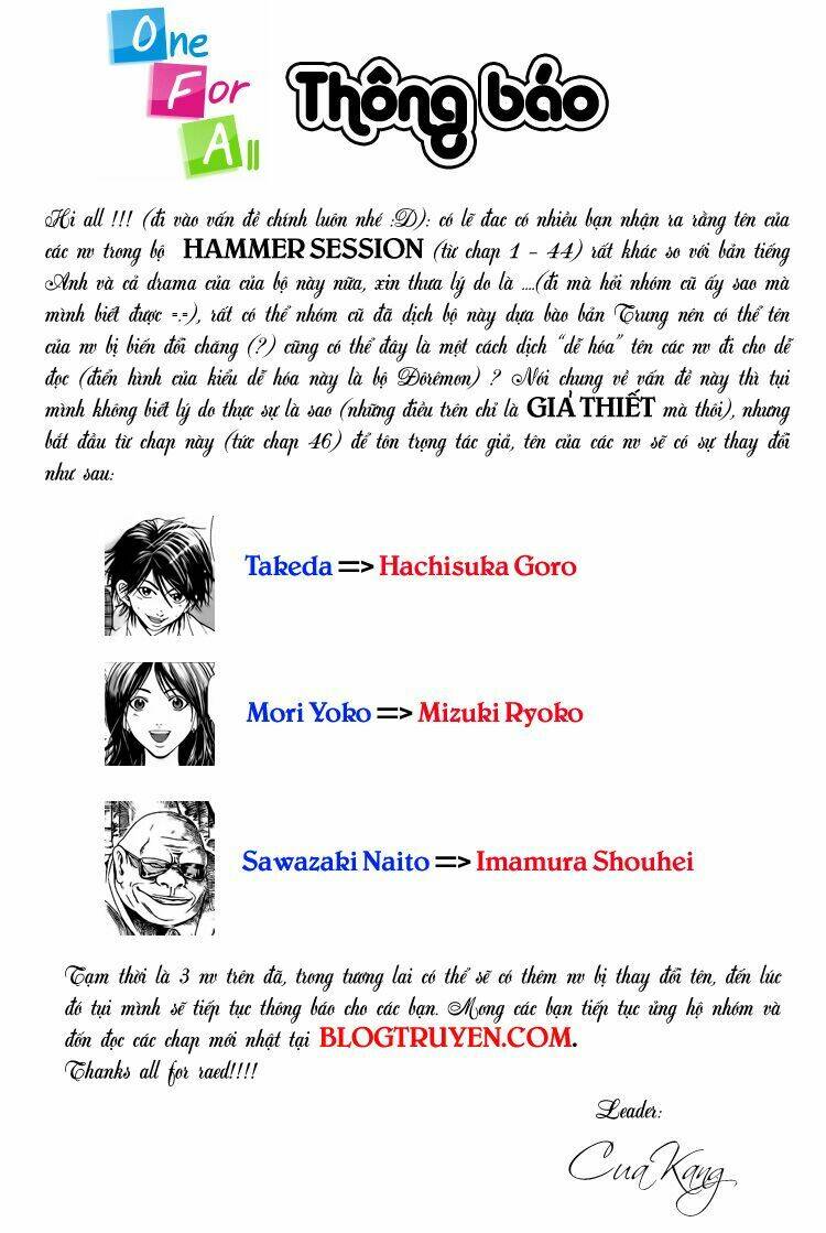 hammer session - thầy giáo tuyệt chiêu chapter 46 1