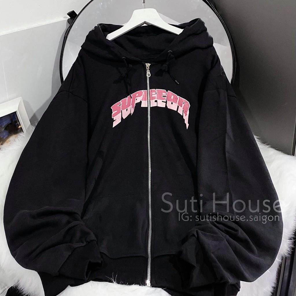 Áo Khoác Unisex Nam Nữ In Hình Vải Mềm Mịn Form Rộng Phong Cách Ulzzang - Suti House