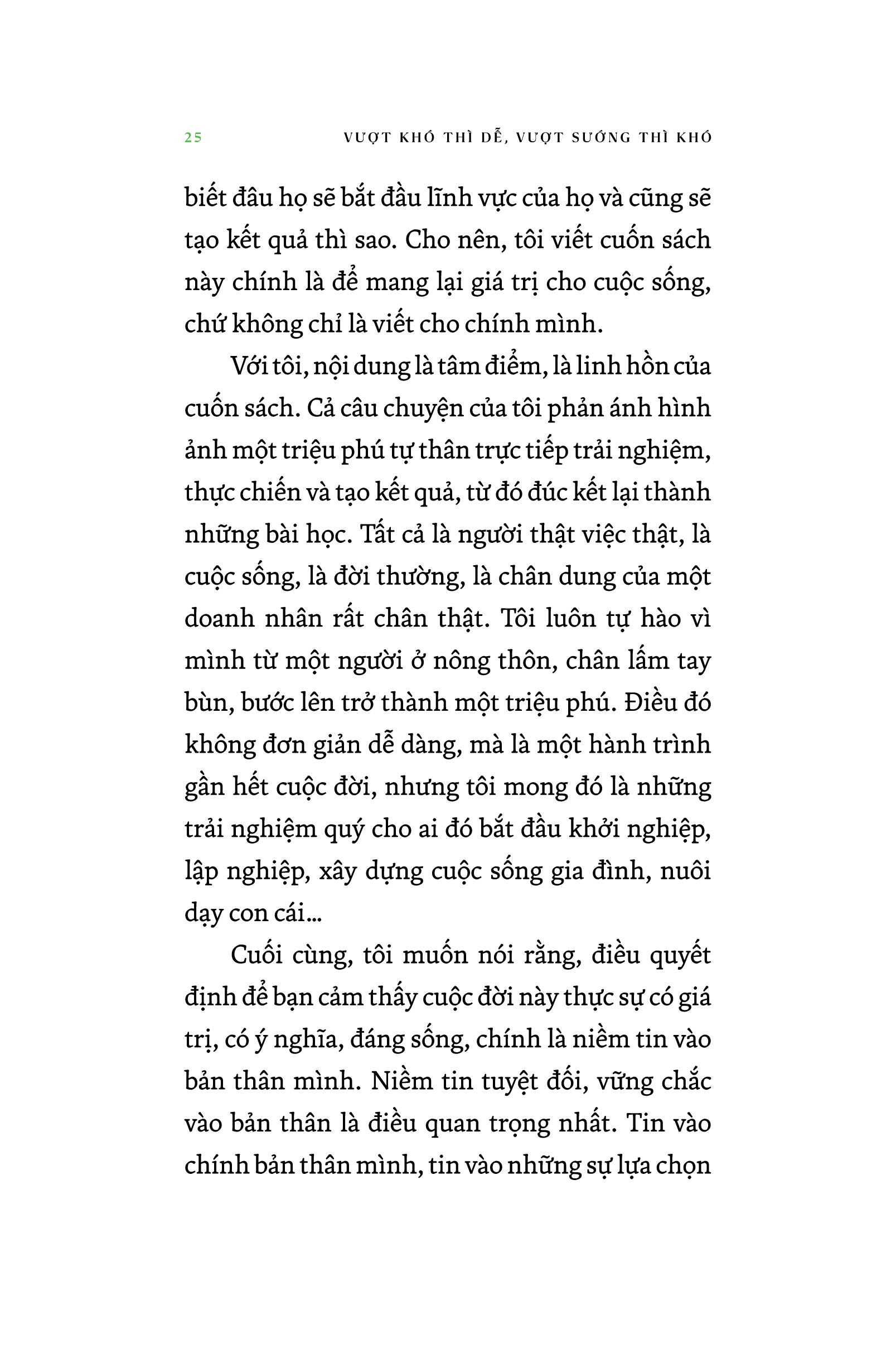 Vượt Khó Thì Dễ Vượt Sướng Thì Khó