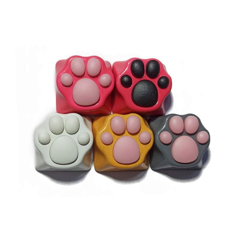 HSV Customized ABS Silicone Kitty Paw Artisan Cat Paws Pad Keyboard keyCaps Cute Cap