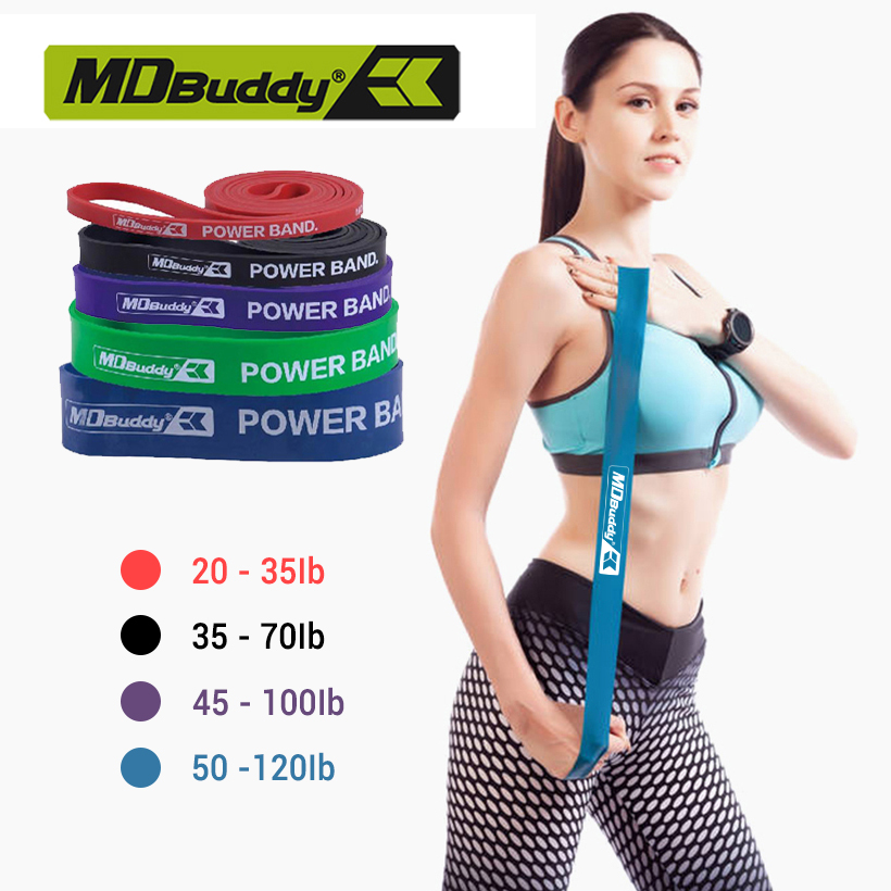 Vòng tập thể dục đàn hồi Power Loops MDBuddy MD1353