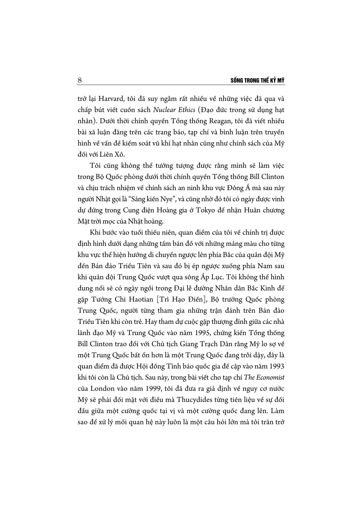 Sống trong thế kỷ Mỹ (Sách tham khảo)