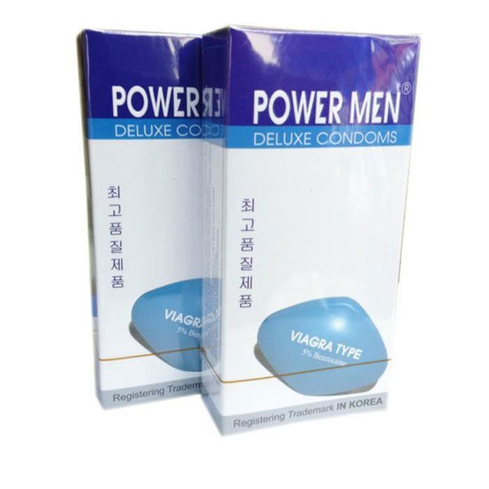 Bao cao su Powermen Viagra 12C