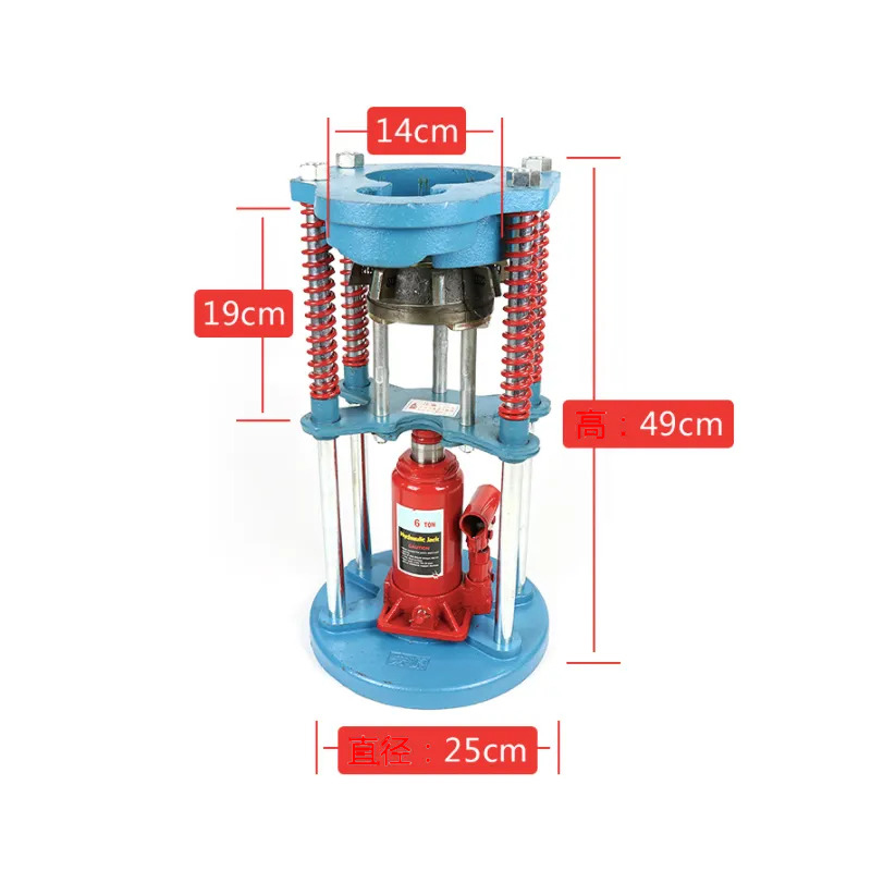 Máy bóp ống tuy ô điều hòa ô tô chấu 4, kích ép 6 tấn