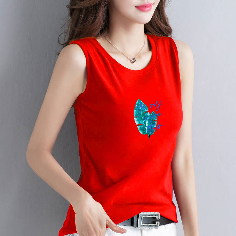 Áo Thun 3 Lỗ Nữ Sát Nách In Chiếc Lá Vải Cotton Co Giãn 4 Chiều Mặc Đẹp Tôn Dáng SN108 SALLY BOUTIQUE