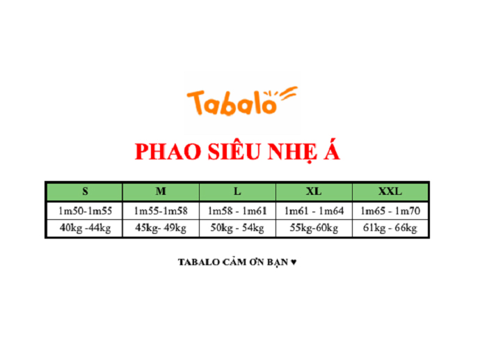 Áo Phao Siêu Nhẹ, Siêu Ấm Tabalo