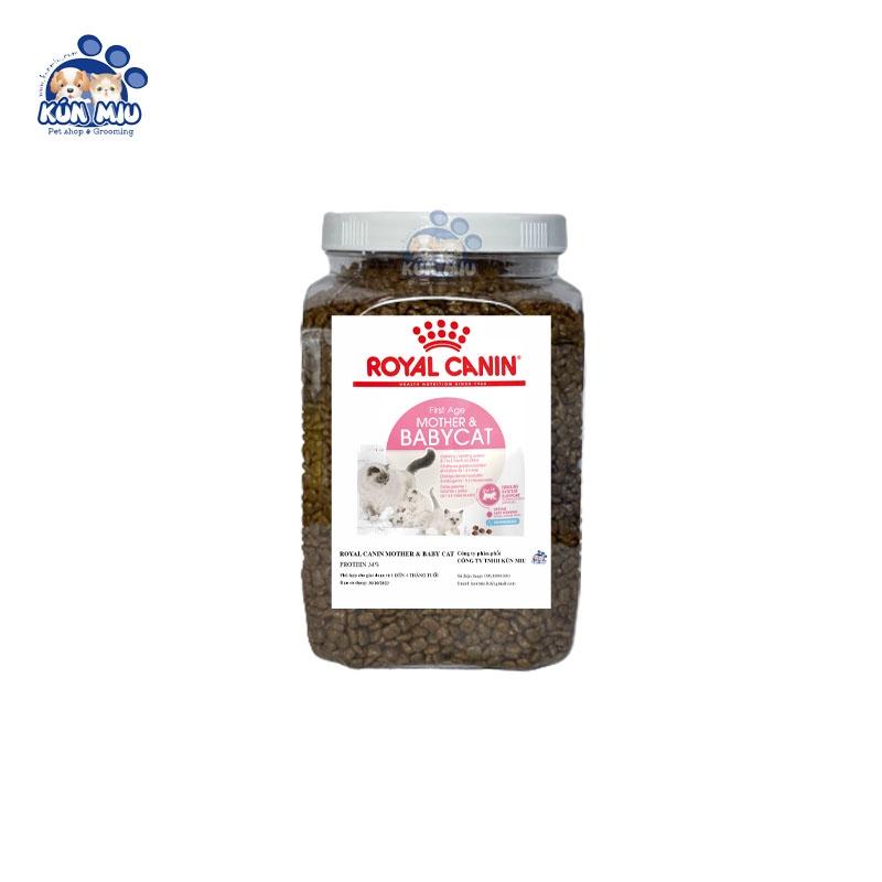 Hạt Mother &amp; Babycat Royal Canin dành cho mèo mẹ mang thai hoặc cho con bú, mèo con từ 1 - 4 tháng tuổi