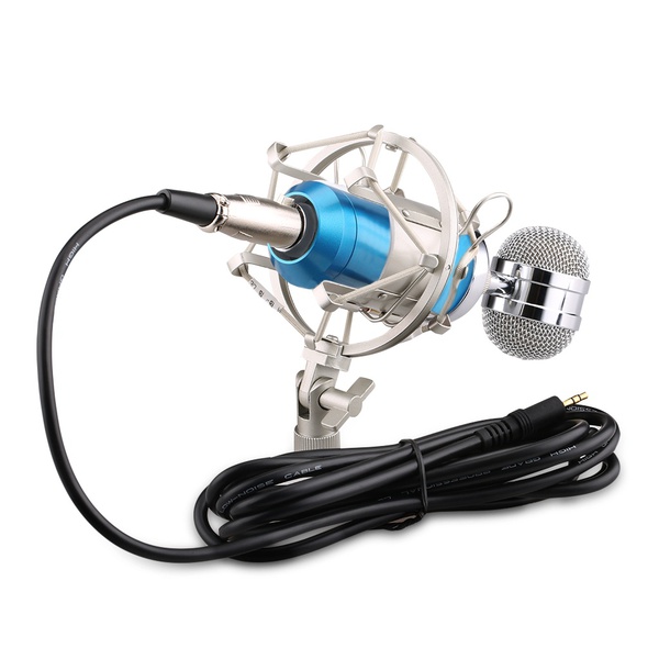 Mic thu âm BM-8000 hát Karaoke chuyên nghiệp trên Máy tính, Điện thoại