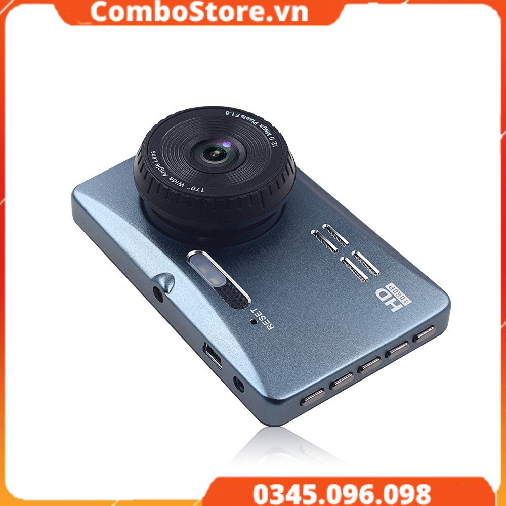 Camera hành trình ô tô xe hơi màn hình cảm ứng Full HD 1080P tích hợp camera lùi