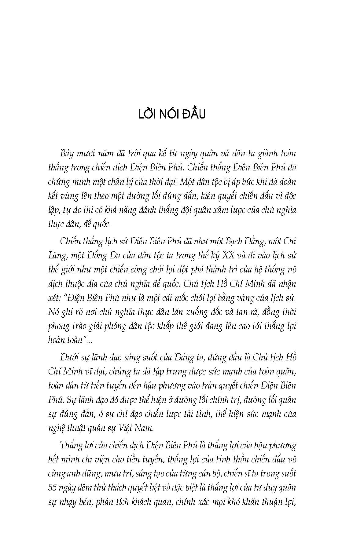 Điện Biên Phủ Những Văn Kiện Mang Tính Lịch Sử