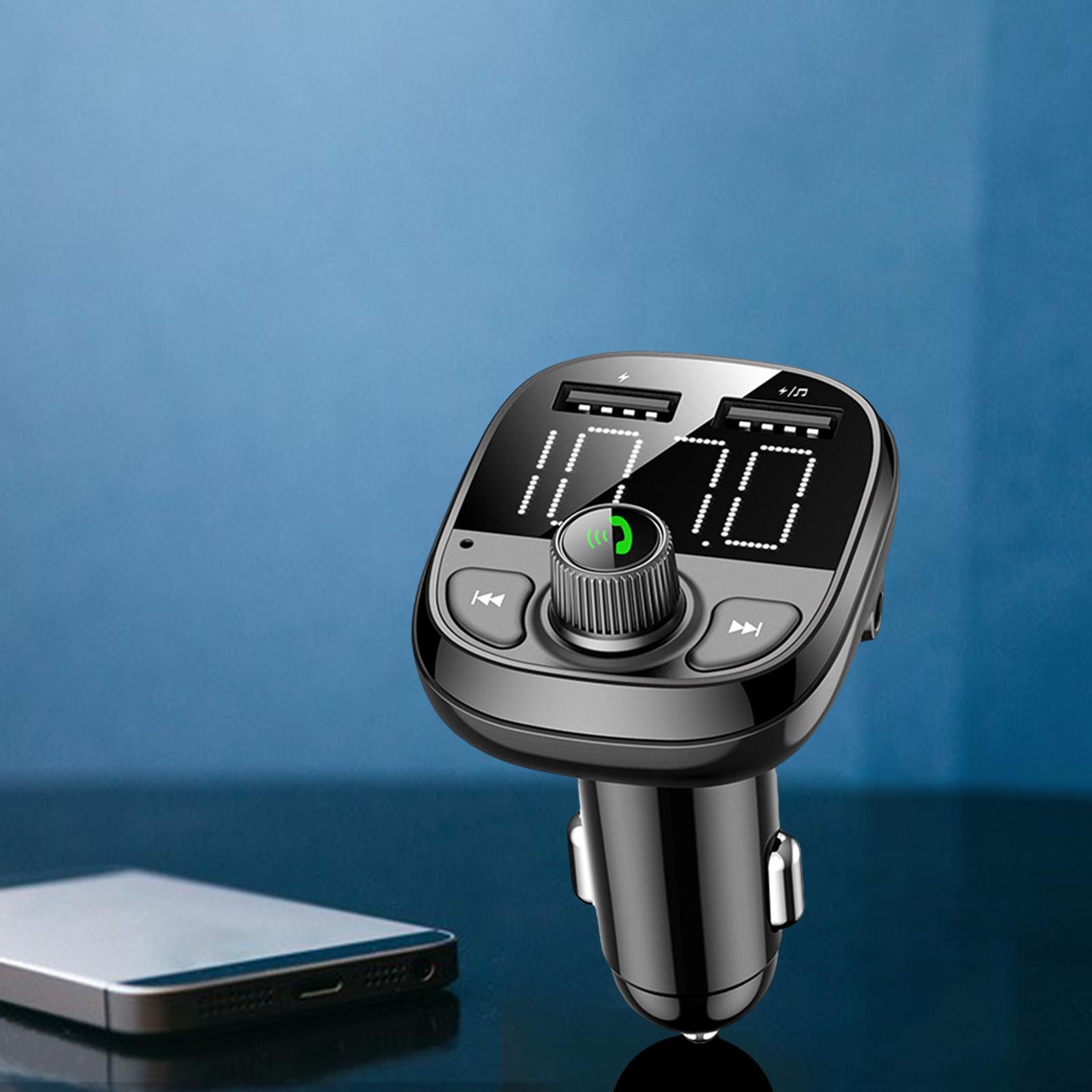 Car FM Transmitter 2 USB Port Support TF Card MP3 Player