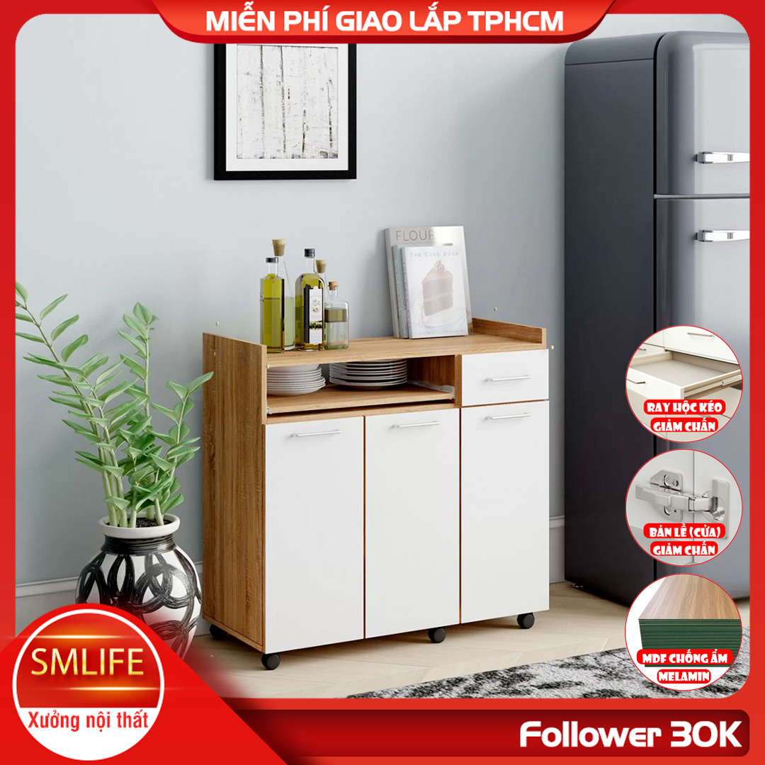 Tủ đựng đồ nhỏ gọn thiết kế hiện đại SMLIFE Delosi