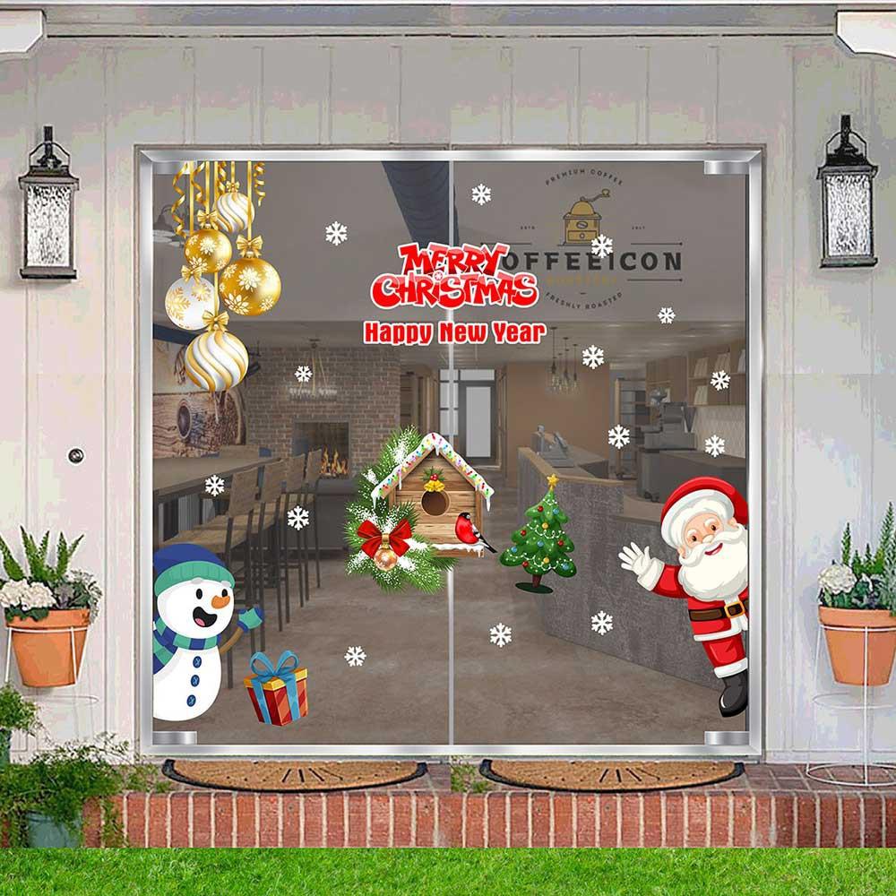 DECAL TRANG TRÍ NOEL 2021 COMBO SỐ 50